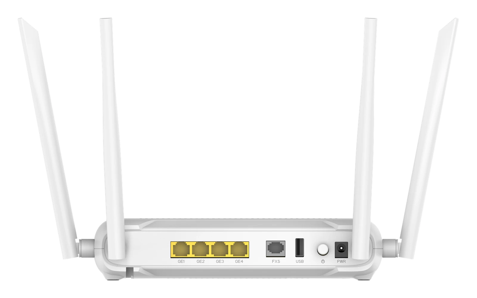 نمای رابط‌های مودم فیبر نوری SandLight مدل SA8458VX
